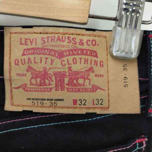 リーバイス Levis 519 ネオンカラーステッチデニム メンズ W32-L32