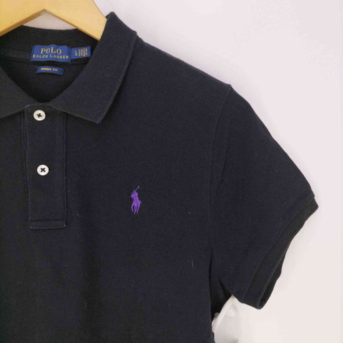 ポロラルフローレン POLO RALPH LAUREN SKINNY FIT ポニー刺繍 鹿の子 ポロシャツ メンズ LG