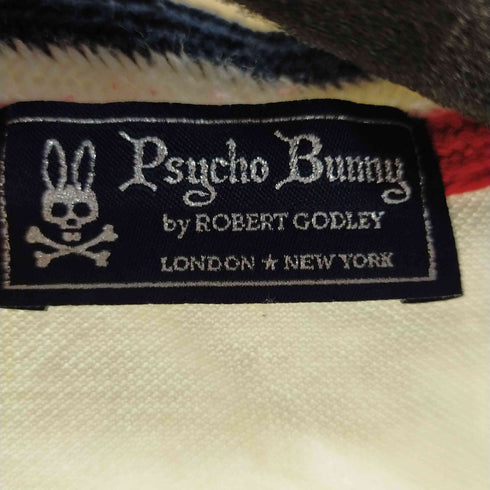 サイコバニー Psycho Bunny バニー総柄ポロ メンズ JPN:L