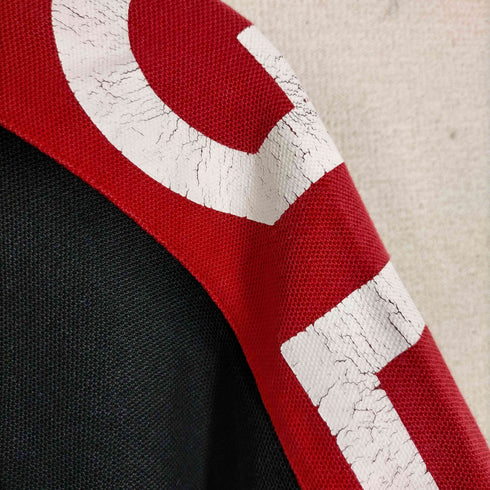トミーヒルフィガー TOMMY HILFIGER ラインデザインスリーブポロシャツ メンズ JPN:L