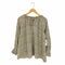 ユナイテッドアローズグリーンレーベルリラクシング UNITED ARROWS green label relaxing FM レオパード プリント ブラウス レディース