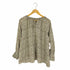 ユナイテッドアローズグリーンレーベルリラクシング UNITED ARROWS green label relaxing FM レオパード プリント ブラウス レディース