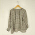 ユナイテッドアローズグリーンレーベルリラクシング UNITED ARROWS green label relaxing FM レオパード プリント ブラウス レディース