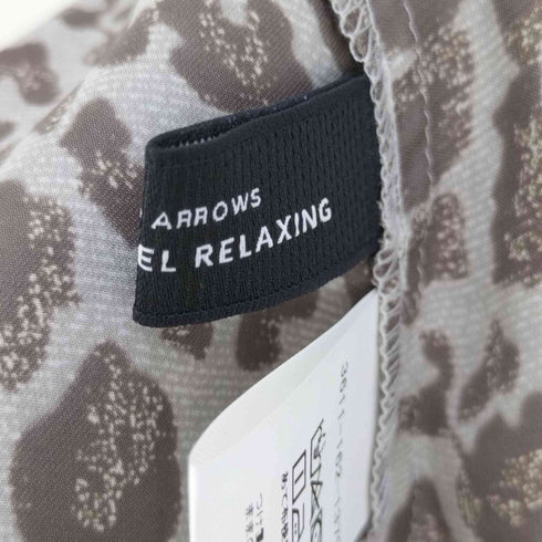 ユナイテッドアローズグリーンレーベルリラクシング UNITED ARROWS green label relaxing FM レオパード プリント ブラウス レディース