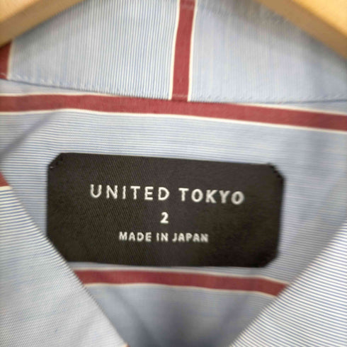 ユナイテッドトウキョウ UNITED TOKYO ビッグポケット ストライプシャツブルゾン メンズ JPN:2