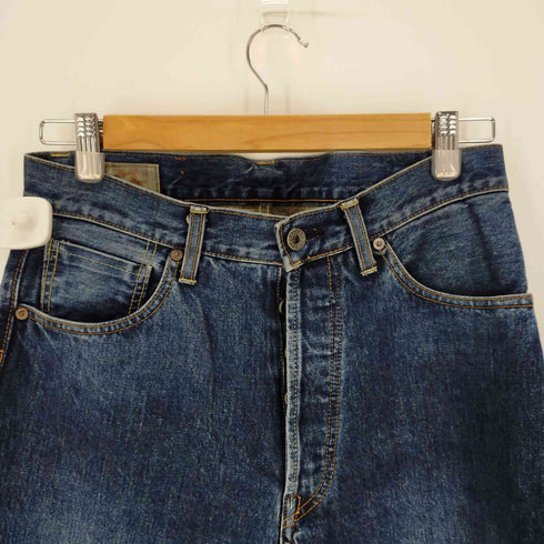 ブルーウェイジーンズ BLUE WAY JEANS ストレートデニムパンツ ボタンフライ メンズ 30