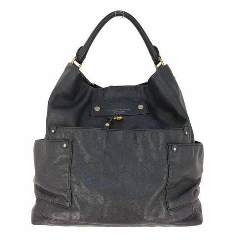 マークバイマークジェイコブス Marc by Marc Jacobs マルチポケット レザーハンドバッグ レディース