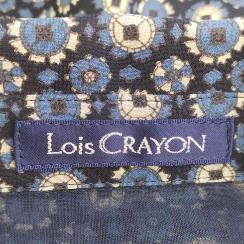 ロイスクレヨン Lois CRAYON 花柄 シャツワンピース レディース JPN:M