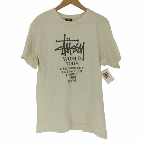 ステューシー Stussy WORLD TOUR TEE ワールド ツアー S/S クルーネック Tシャツ メンズ import:M