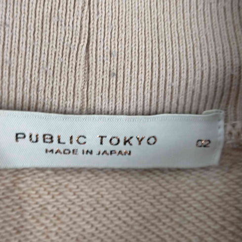 パブリックトウキョウ PUBLIC TOKYO サイドポケットモックネックスウェットプルオーバー メンズ 2