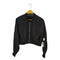 ザラ ZARA サテン調クロップドブルゾン レディース import:L