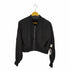 ザラ ZARA サテン調クロップドブルゾン レディース import:L