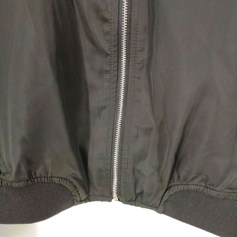ザラ ZARA サテン調クロップドブルゾン レディース import:L