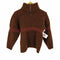 HIGHLAND CRAFT イギリス製 ネップハーフジップニット メンズ import:M