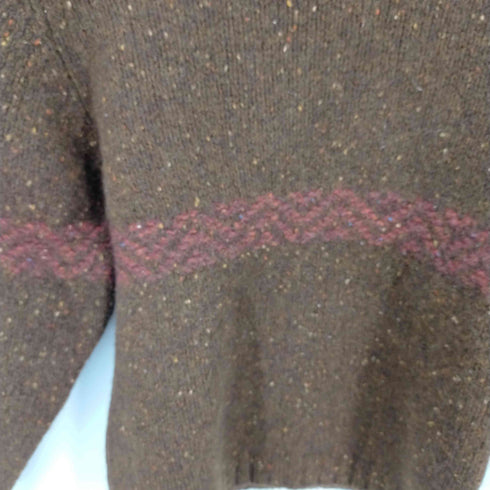 HIGHLAND CRAFT イギリス製 ネップハーフジップニット メンズ import:M