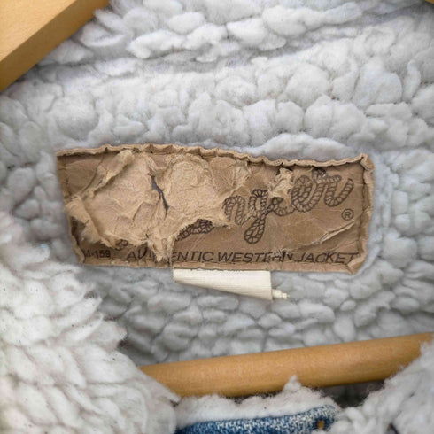 ラングラー Wrangler USA製 ボアデニムジャケット メンズ