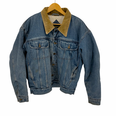 ラングラー Wrangler 90S 襟コーデュロイ ボアデニムジャケット メンズ L/G