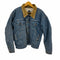 ラングラー Wrangler 90S 襟コーデュロイ ボアデニムジャケット メンズ L/G