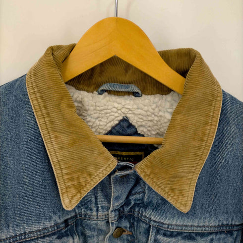 ラングラー Wrangler 90S 襟コーデュロイ ボアデニムジャケット メンズ L/G