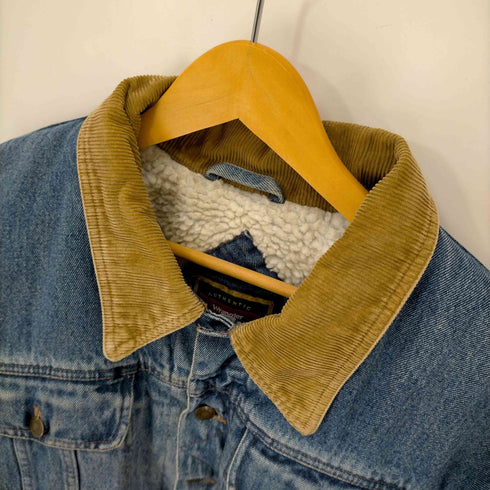 ラングラー Wrangler 90S 襟コーデュロイ ボアデニムジャケット メンズ L/G