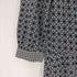 アクアスキュータム AQUASCUTUM 総柄 肩ボタン L/S ロング ワンピース レディース