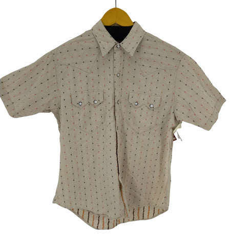 シュガーケーン SUGAR CANE ドット柄 ウェスタン半袖シャツ メンズ JPN:M
