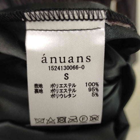 アニュアンス anuans プリーツデザインワンピース レディース JPN:S