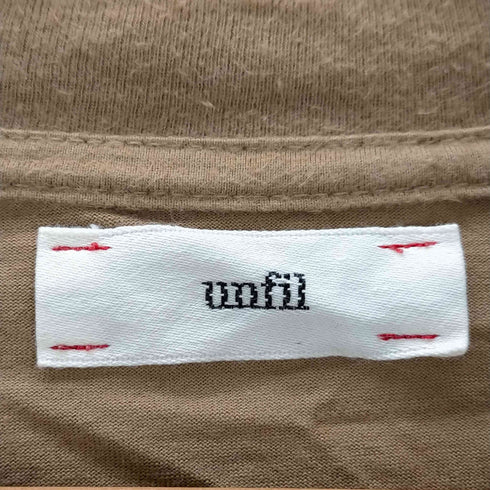 アンフィル unfil cotton flannel jersey crewneck pullover メンズ 5