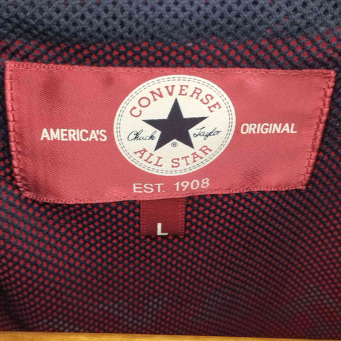 コンバースオールスター CONVERSE ALLSTAR 21AW ルーズシルエット 配色 切替 インフード スタンド ナイロンジャケット メンズ JPN:L