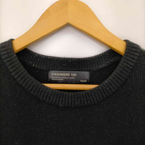 ジャーナルスタンダードレリューム JOURNAL STANDARD relume 19AW CASHMERE 100 クルーネックニット メンズ JPN:M