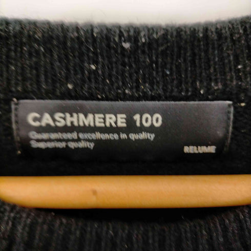 ジャーナルスタンダードレリューム JOURNAL STANDARD relume 19AW CASHMERE 100 クルーネックニット メンズ JPN:M