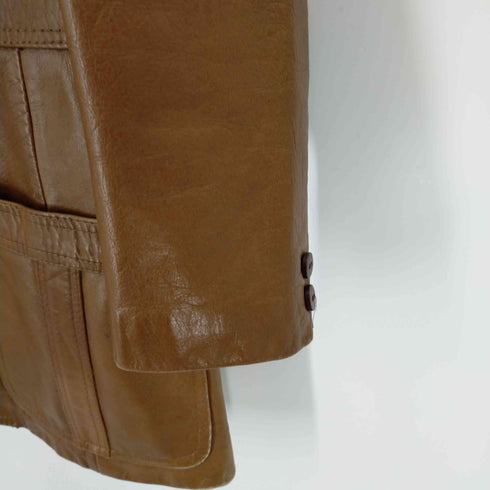 SILTON 本革レザーコート メンズ 40
