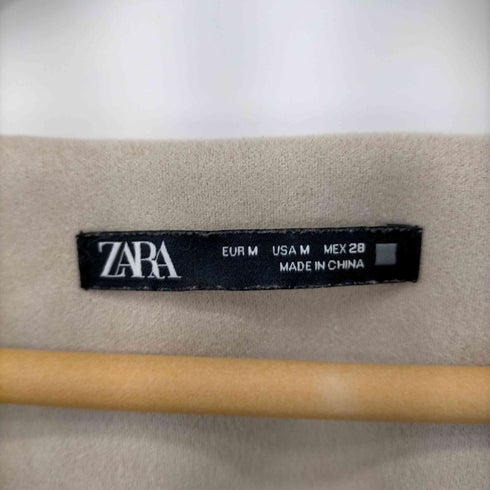 ザラ ZARA フェイクスエードジャンパースカート レディース import:M