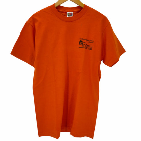 フルーツオブザルーム FRUIT OF THE LOOM 90-00S HEAVY COTTON バックプリント クルーナック半袖Tシャツ メンズ import:M