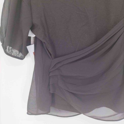 アクアスキュータム AQUASCUTUM 袖切替 アシンメトリー S/S コットン Tシャツ レディース
