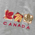 QUALITY GOODS 90S CANADA製 刺繍ロゴ クルーナック 半袖Tシャツ メンズ