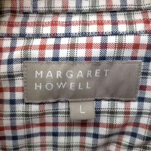 マーガレットハウエル MARGARET HOWELL マルチチェック L/S シャツ レディース JPN:L