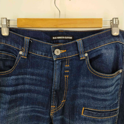 blue monster clothing 立体裁断 デニムワークパンツ メンズ XL(34)