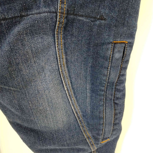 blue monster clothing 立体裁断 デニムワークパンツ メンズ XL(34)