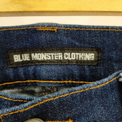 blue monster clothing 立体裁断 デニムワークパンツ メンズ XL(34)