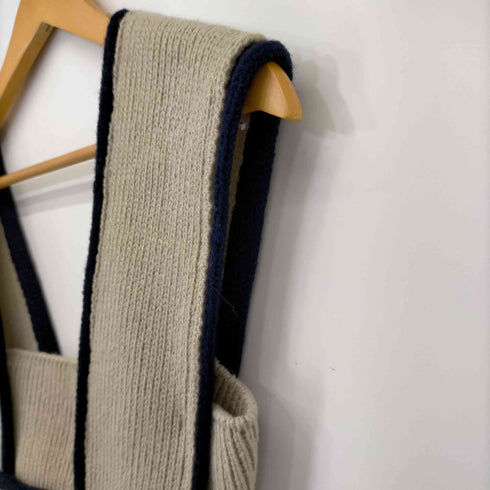 タン TAN 17AW トリミングキャミソールニットビスチェ レディース FREE