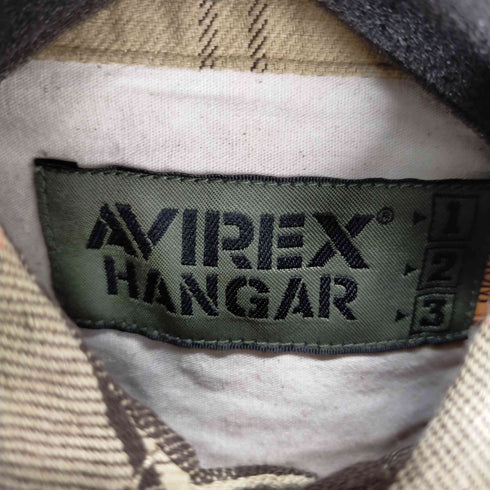 アヴィレックス AVIREX イエーガーカスタムチェックシャツ メンズ JPN:M