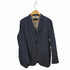 バーバリーブラックレーベル BURBERRY BLACK LABEL ヒッコリー柄デニムジャケット メンズ L