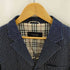 バーバリーブラックレーベル BURBERRY BLACK LABEL ヒッコリー柄デニムジャケット メンズ L