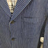 バーバリーブラックレーベル BURBERRY BLACK LABEL ヒッコリー柄デニムジャケット メンズ L
