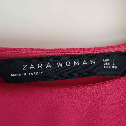 ザラ ZARA 袖フリルデザインワンピース レディース L