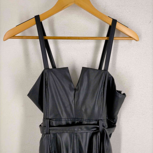 アズールバイマウジー AZUL by moussy フェイクレザー キャミワンピース レディース JPN:M