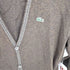 ラコステ LACOSTE ワンポイント刺繍シルク混カーディガン メンズ 4