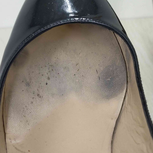 クリスチャンルブタン CHRISTIAN LOUBOUTIN コルク切替エナメル厚底パンプス レディース 37