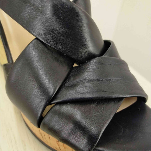 コールハーン COLE HAAN ダブルクロスベルトレザーサンダル レディース 6 1/2B